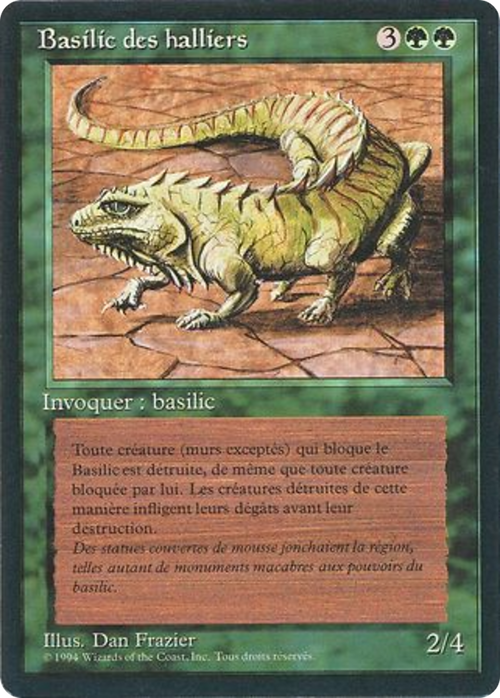 Thicket Basilisk (FBB-) - Foreign Black Border