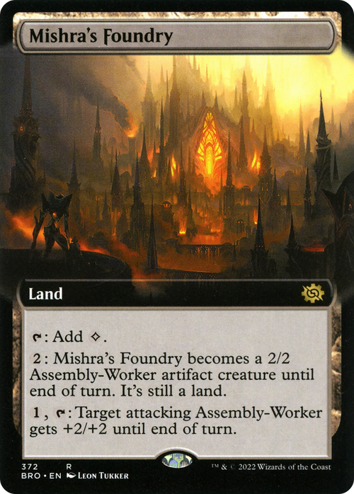 Mishra's Foundry (Extended Art) (BRO-372) - The Brothers' War: (Extended Art)