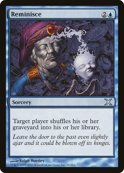 Reminisce (10E-099) - Tenth Edition Foil