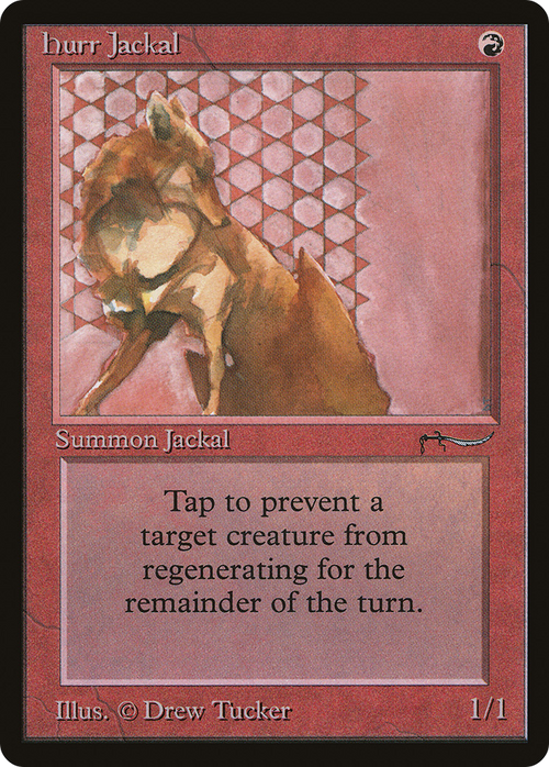 Hurr Jackal (ARN-) - Arabian Nights