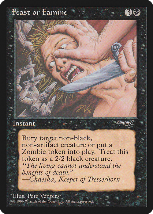 Feast or Famine (Knife) (ALL-009) - Alliances