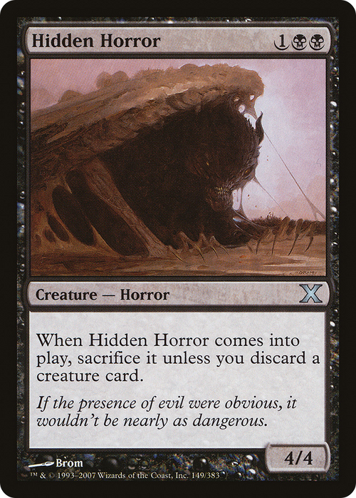 Hidden Horror (10E-149) - Tenth Edition