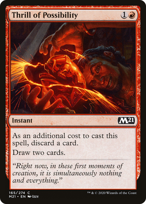 Thrill of Possibility (M21-165) - Core Set 2021 Foil