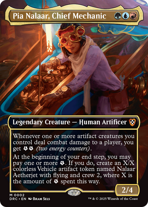 Pia Nalaar, Chief Mechanic (Borderless) (DRC-002) - Commander: Aetherdrift Foil