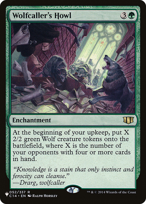 Wolfcaller's Howl (LIST-052/337) - The List