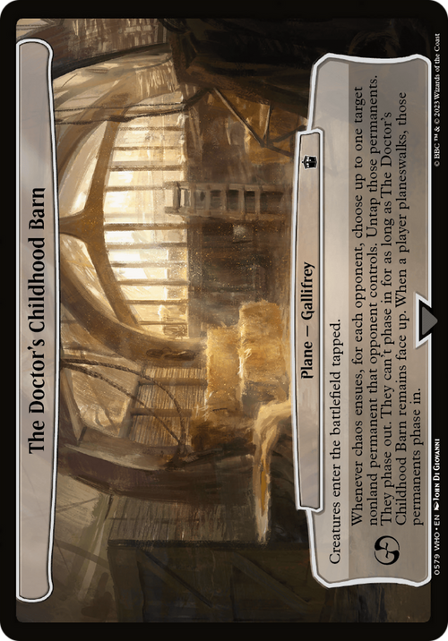 The Doctor's Childhood Barn (WHO-579) - Doctor Who