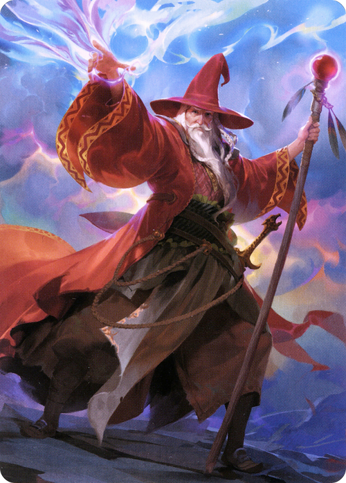 Elminster // Elminster (ACLB-036) - Battle for Baldur's Gate Art Series (Borderless) Foil