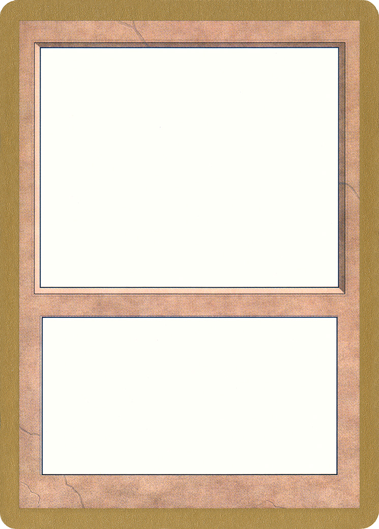 1999 World Championship Blank Card (WCD-) - World Championship Decks 1999