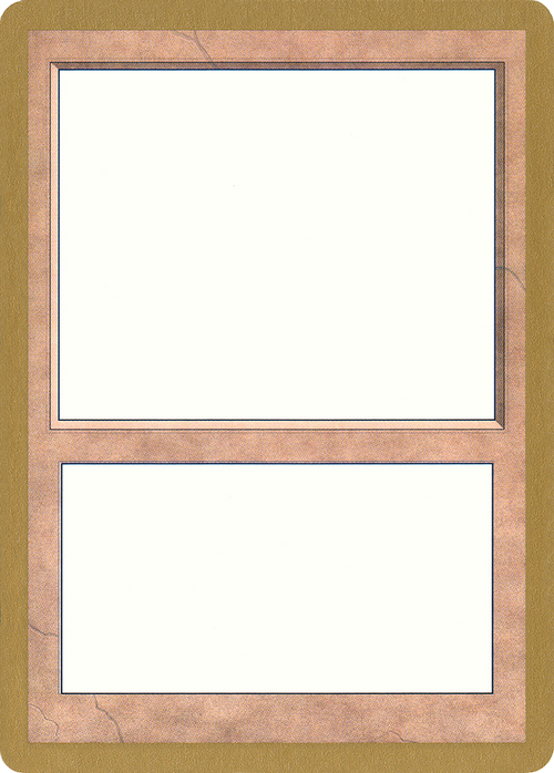 1999 World Championship Blank Card (WCD-) - World Championship Decks 1999