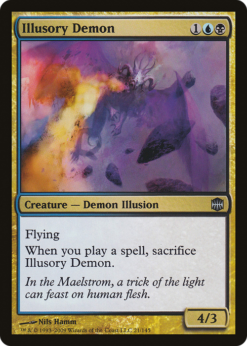 Illusory Demon (ARB-021) - Alara Reborn Foil