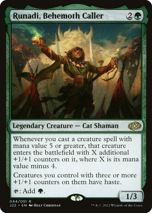 Runadi, Behemoth Caller (J22-044) - Jumpstart 2022