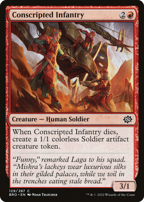 Conscripted Infantry (BRO-129) - The Brothers' War