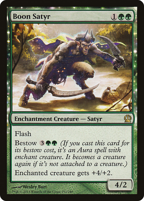 Boon Satyr (THS-152) - Theros: (enchantment) Foil
