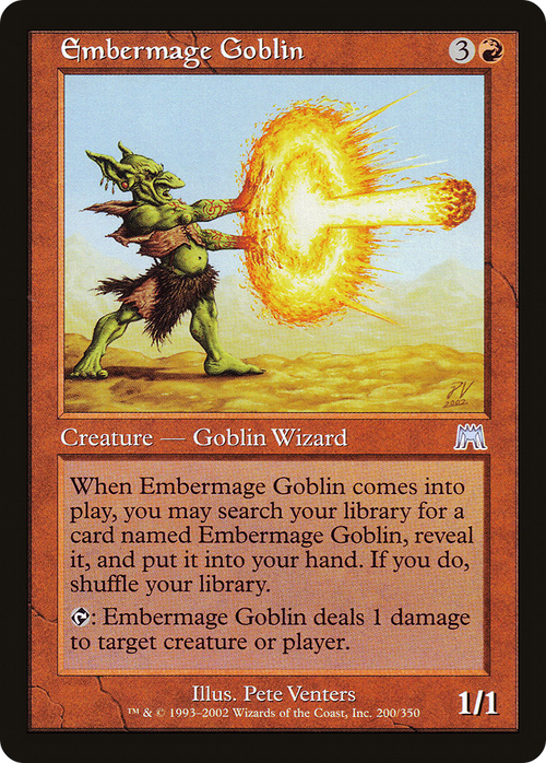 Embermage Goblin (ONS-200) - Onslaught Foil