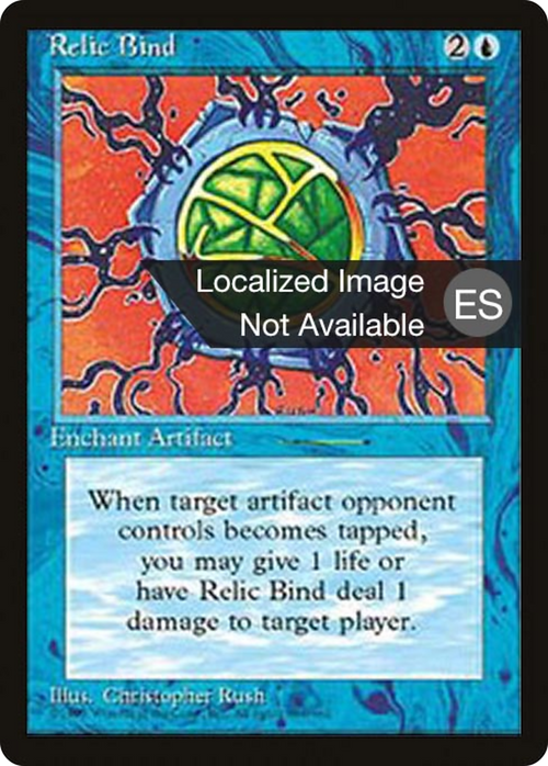Relic Bind (4BB-) - Fourth Edition Foreign Black Border