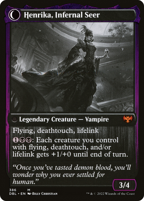 Henrika Domnathi (DBL-386) - Innistrad: Double Feature: (Double Faced Transform) Foil
