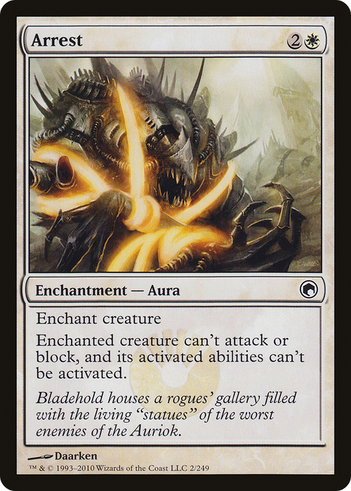 Arrest (SOM-002) - Scars of Mirrodin Foil