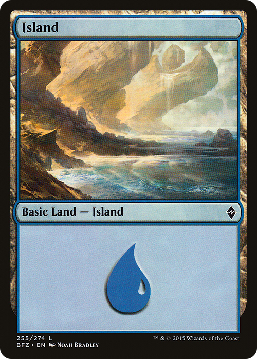 Island (255) (BFZ-255) - Battle for Zendikar