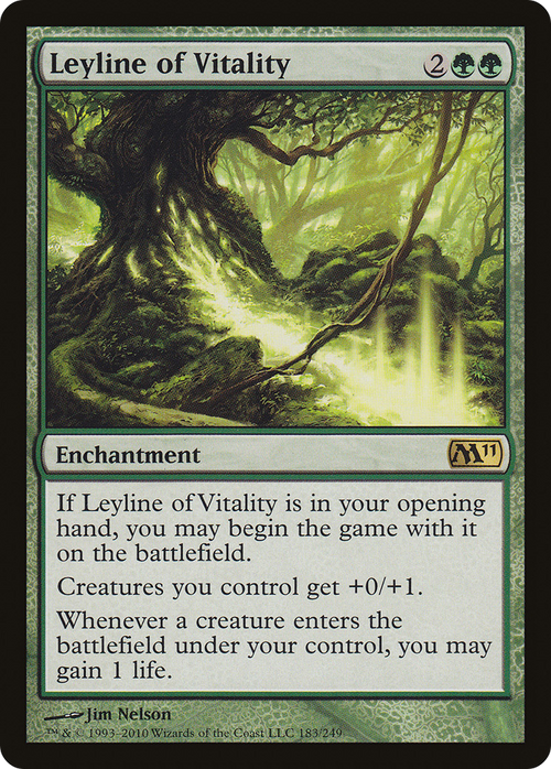Leyline of Vitality (M11-183) - Magic 2011