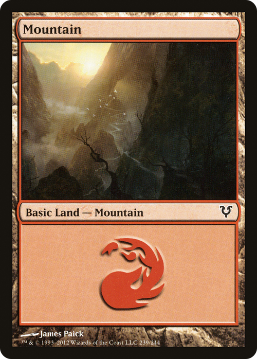 Mountain (239) (AVR-239) - Avacyn Restored Foil