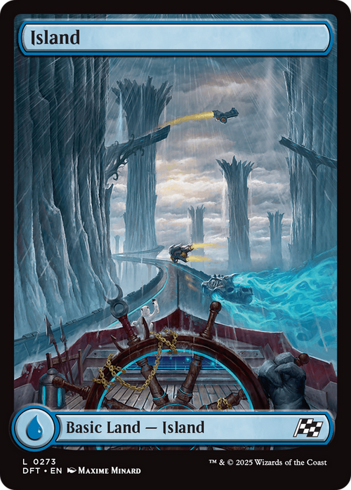 Island (0273) (DFT-273) - Aetherdrift Foil
