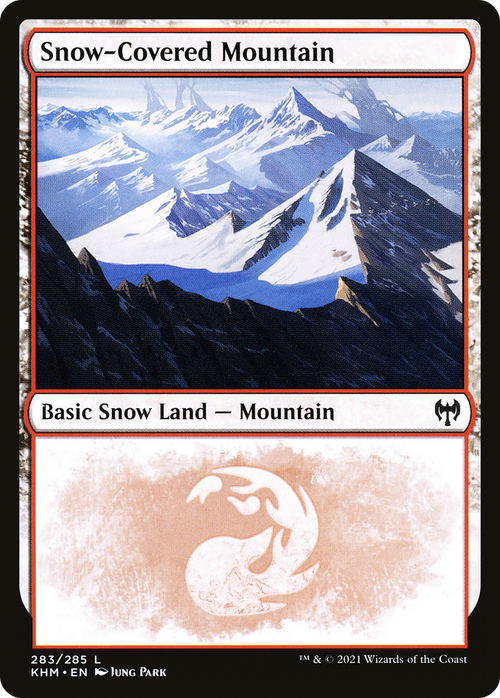 Snow-Covered Mountain (283) (KHM-283) - Kaldheim: (snow)