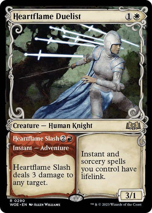 Heartflame Duelist (Showcase) (WOE-290) - Wilds of Eldraine: (Showcase)
