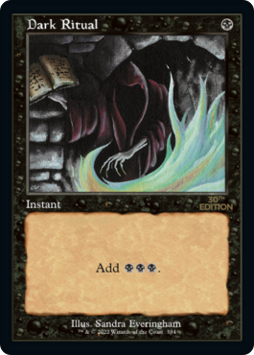 Dark Ritual (Retro Frame) (30A-394) - 30th Anniversary Edition