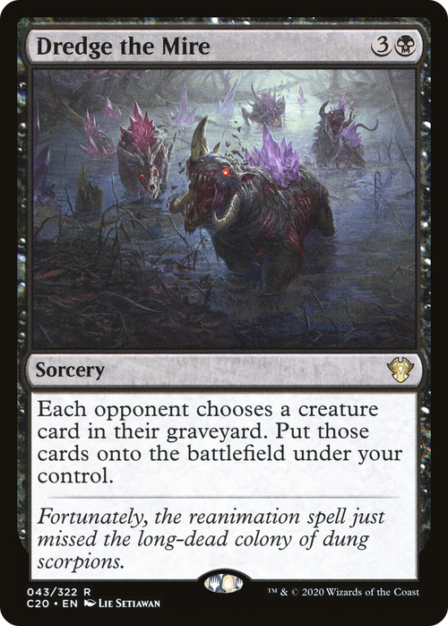 Dredge the Mire (C20-043) - Commander 2020