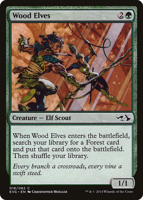 Wood Elves (DD3-) - Duel Decks Anthology: Elves vs. Goblins