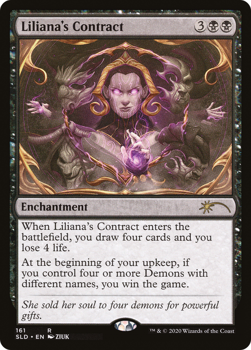Liliana's Contract (SLD-161) - Secret Lair Drop Foil