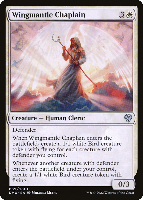 Wingmantle Chaplain (DMU-039) - Dominaria United Foil