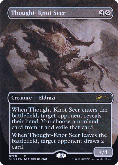 Thought-Knot Seer (720) (SLD-720) - Secret Lair Drop (Borderless) Foil