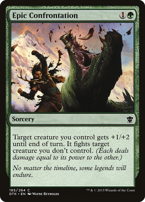 Epic Confrontation (DTK-185) - Dragons of Tarkir Foil