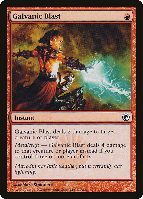 Galvanic Blast (SOM-091) - Scars of Mirrodin Foil