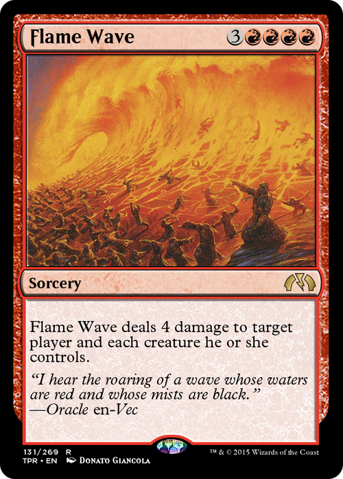 Flame Wave (TPR-131) - Tempest Remastered Foil