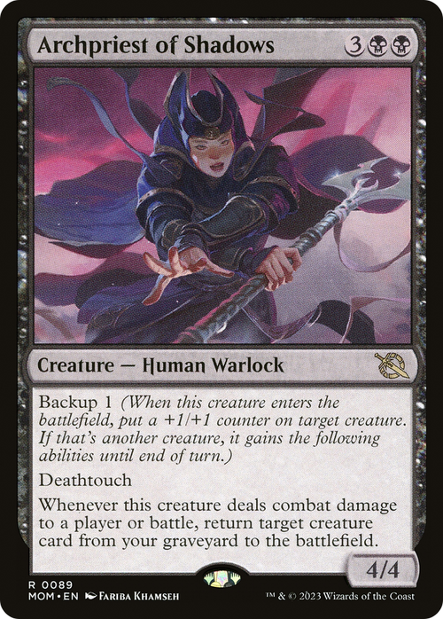 Archpriest of Shadows (MOM-089) - March of the Machine Foil