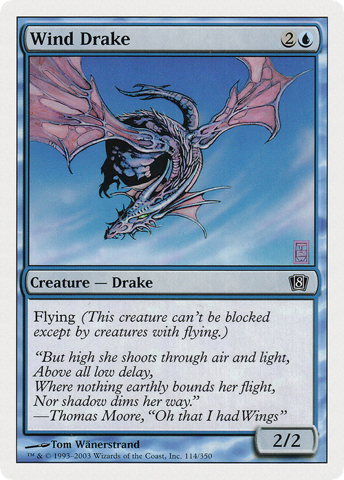 Wind Drake (8ED-114) - 8th Edition Foil