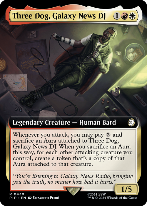 Three Dog, Galaxy News DJ (Extended Art) (PIP-430) - Fallout: (Extended Art)