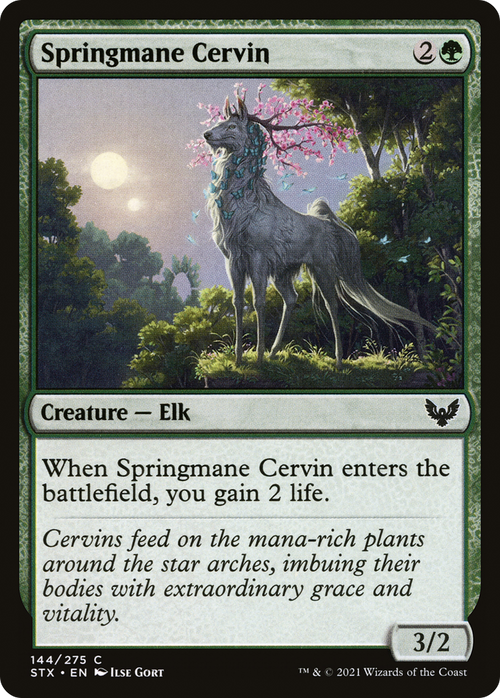 Springmane Cervin (STX-144) - Strixhaven: School of Mages Foil