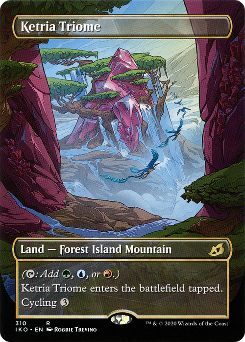 Ketria Triome (Showcase) (IKO-310) - Ikoria: Lair of Behemoths: (Showcase) (Borderless)