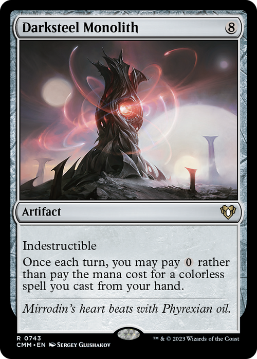Darksteel Monolith (CMM-743) - Commander Masters