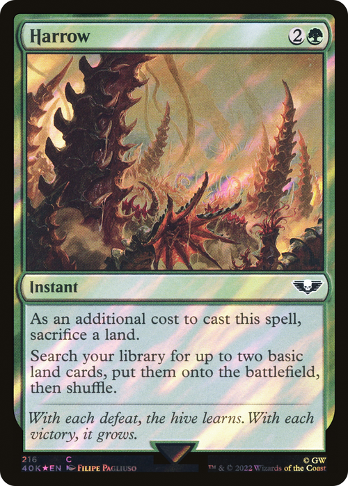 Harrow (Surge Foil) (40K-216) - Warhammer 40,000 Commander Foil