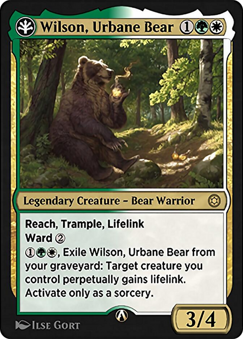 Wilson, Urbane Bear (HBG-19W) - Alchemy Horizons: Baldur's Gate