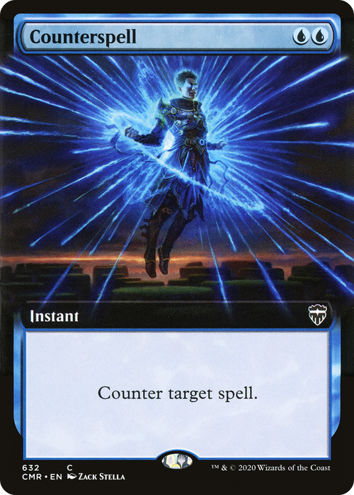 Counterspell (Extended Art) (CMR-632) - Commander Legends: (Extended Art) Foil