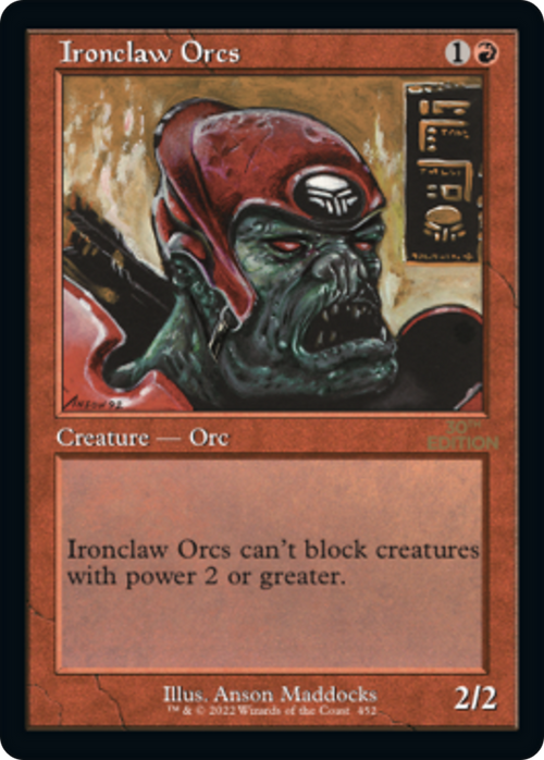 Ironclaw Orcs (Retro Frame) (30A-452) - 30th Anniversary Edition
