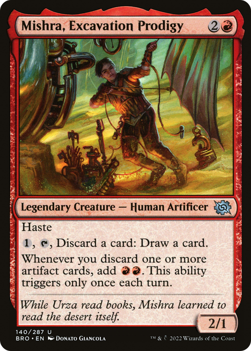 Mishra, Excavation Prodigy (BRO-140) - The Brothers' War