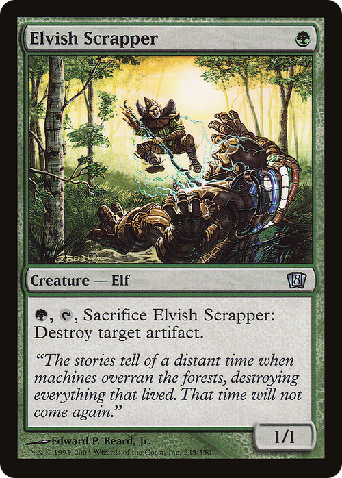 Elvish Scrapper (8ED-245) - 8th Edition Foil