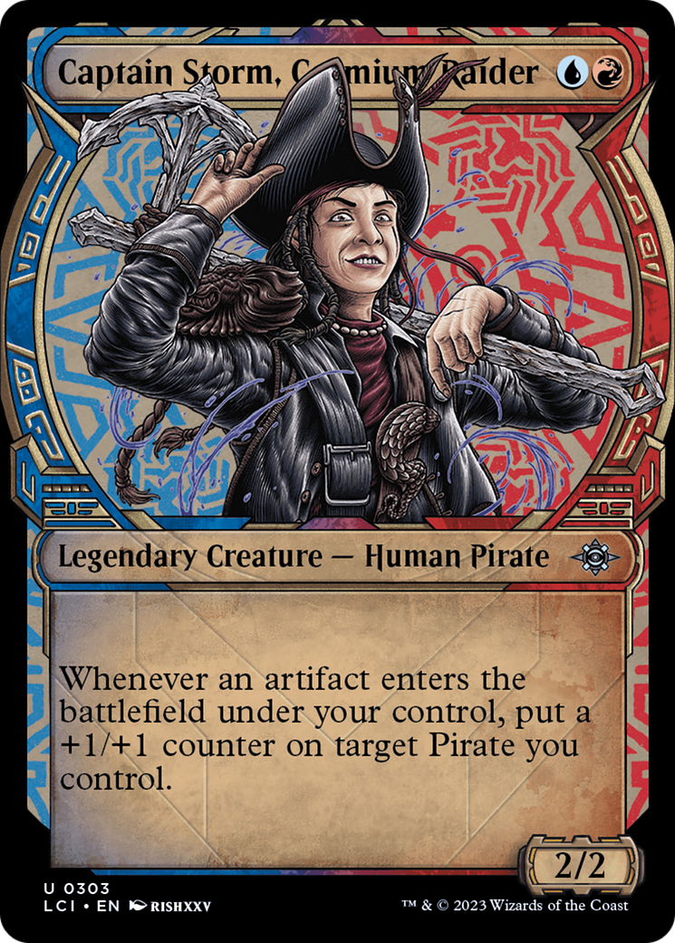 Captain Storm, Cosmium Raider (Showcase) (LCI-303) - The Lost Caverns of Ixalan: (Showcase)