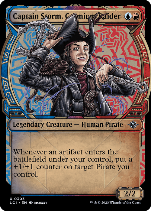 Captain Storm, Cosmium Raider (Showcase) (LCI-303) - The Lost Caverns of Ixalan: (Showcase)